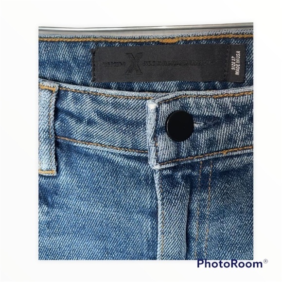 Alexander Wang Medium Wash Skinny Crop Jeans Size 27 - Picture 8 of 10